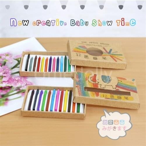 1 Set 1/6 Scale Mini Dollhouse Miniature Crayon Cutting Mat Ruler Scissor for Blyth BJD Stationery Doll House Accessories