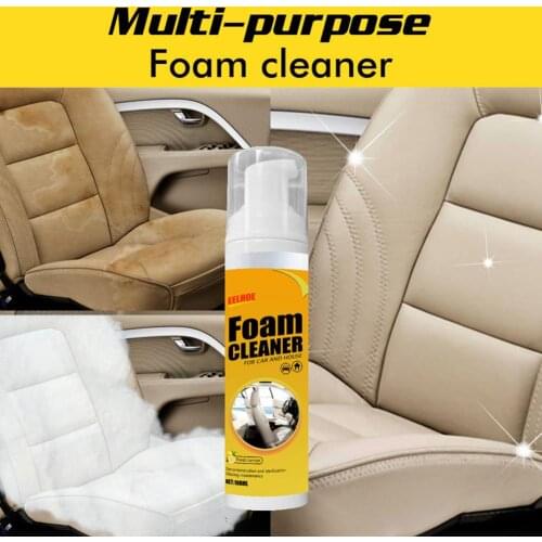 100ml Universal Car Interior Leather Foam Cleaner Powerful Detergent Car Cleaner Car & Home Leather Seat Cleaner Accessories