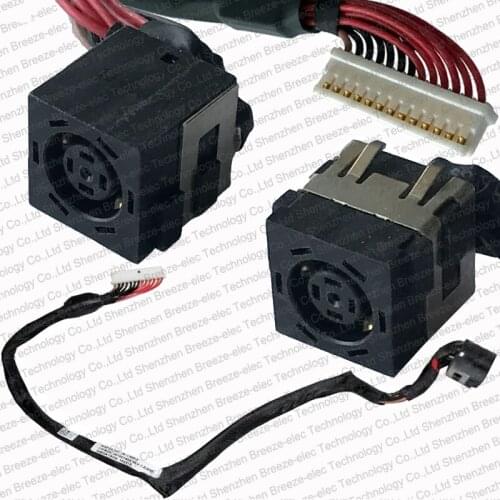 100% Genuine New Laptop DC POWER JACK wire socket Cable connector for Dell Alienware 15 R3 17 R4 DC30100Y800 WV4NR 0WV4NR