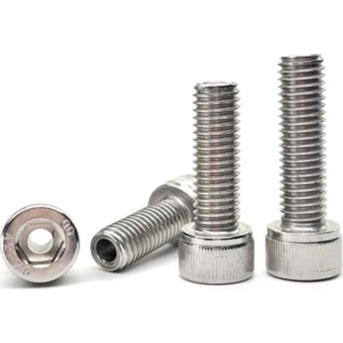 3PCS Hex socket Hollow Screw Through hole Bolts 4.2mm hole Cylindrical head Screws M8