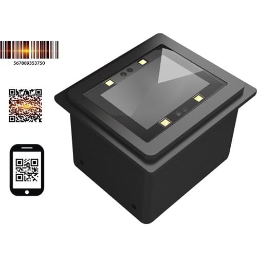 Aibecy Embedded Barcode Scanner Self-Induction 1D/2D/QR Bar Code Reader Module Scanner USB Connection Support Command Control