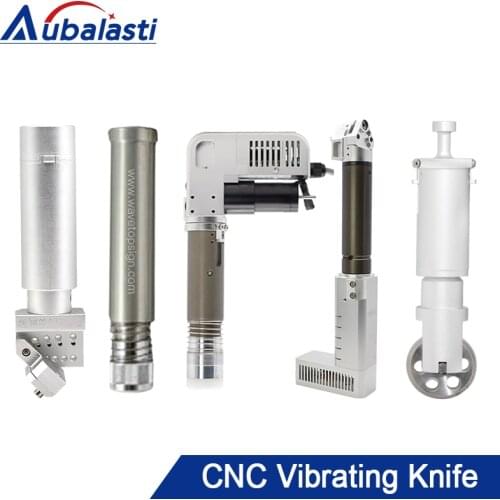Aubalasti CNC Leather Vibrating Knife Head Head Holder Oblique Knife Drag Knife Round Vibrating Knife Pressure Wheel