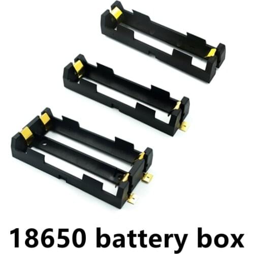 18650 battery box single/dual section SMT patch in-line 1/2 section 18650 patch battery holder SMD