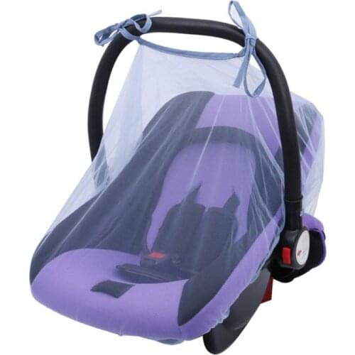 Baby Stroller Mosquito Bug Net 31"43" t Insect Netting Cover Multi Color for Pram Buggy Infant Carriers Car Seats blue