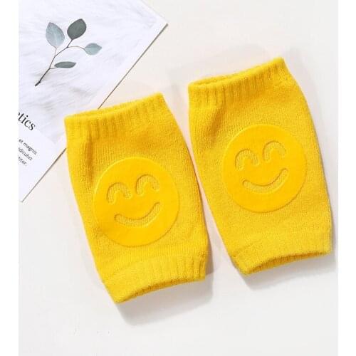 Kids Non Slip Crawling Elbow Infants Toddlers Baby Accessories Smile Knee Pads Protector Safety Kneepad Leg Warmer Girls Boys