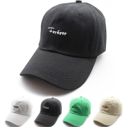 Cotton Hat Men Women Baseball Cap Adjustable Embroidery Forever Dad Hat Sport Dance Trucker Headwear Snapback Caps Outdoor Hats
