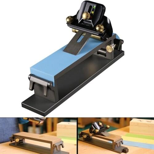 Aluminum alloy Sandpaper Holder Sandpaper Base Sharpening Guide 230x70mm Carpenter Woodworking Tool