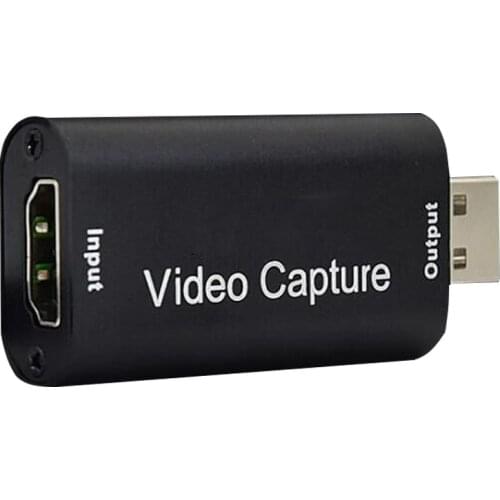 Mini 4K 1080P HDMI-compatible to USB 2.0 USB2.0 video capture card game recording box for PC Youtube OBS DVD live broadcast