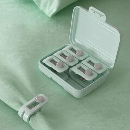 6 Pcs Non-slip Quilt Blanket Clip Duvet Quilt Clips Plastic Blankets Fastener Clip Cover Duvet Sheet Fixer Sleep Anti-run Device