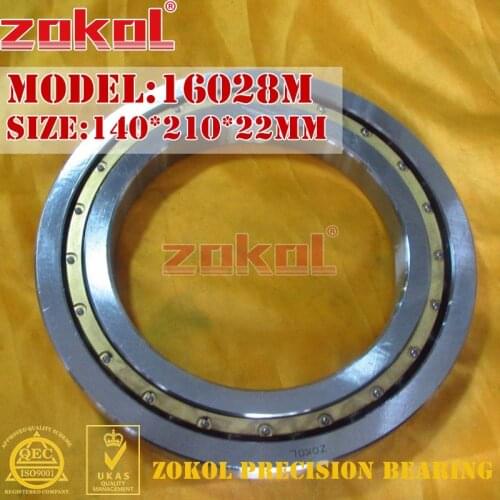 ZOKOL bearing 16028M 7000128H Deep Groove ball bearing 140*210*22mm