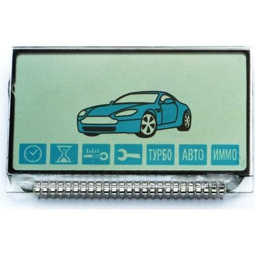 Russia Version A93 Lcd Display For Starline A93 Lcd Two Way Car Remote Controller Auto Alarm Key Fob Keychain Metal Pin