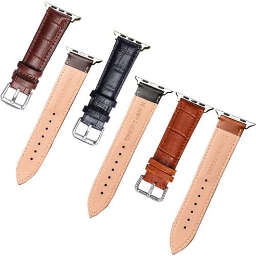 High Quality Leather Watch Band for Apple Series SE 6/5/4/3/2/1 Sport Bracelet 40mm 38mm iWatch Band 42mm 40mm
