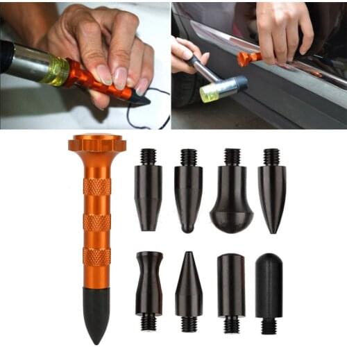 Car Body Paintless Dent Repair Knock Down Pen Aluminum PDR Tap Down Pen Hand Tools for Dent Remove Hail Repair Tools 2020 New