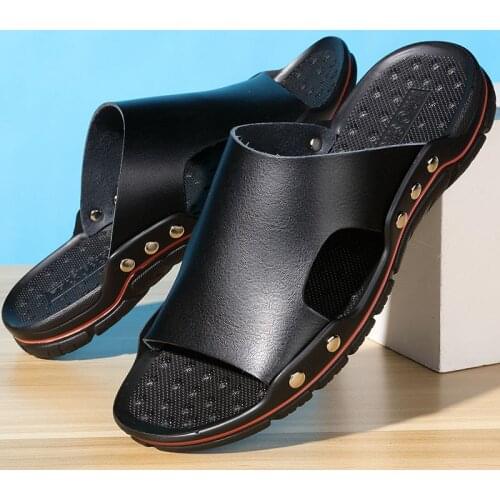 Mens Cool Fashion Summer Sandals Outdoors Mens Sandals Personality Slip on Large Size Casual Sandals