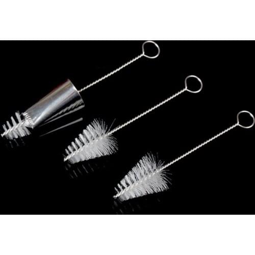 Straw Cleaning Brush Delidge Cone Kettle Spout Cake Pastry Nozzles Teapot Cleaning Brush Baby Milk Bottle Nipple Hanging Brush
