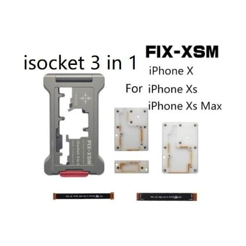 For iphone 11 11pro max Fix-11pm pro xs/xs-max motherboard test fixture double-deck mainboard Tester FIX-XSM iSocket 3 in 1