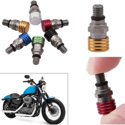 M5 Motorcycle Screw Fork Bleeder Relief Valve Fork Relief Valve Front Inverted Shock Absorber Deflation