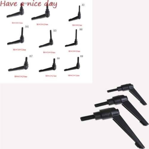 1pc M6 M8 M10 Clamping Lever Machinery Adjustable Locking Threaded Handle Knob