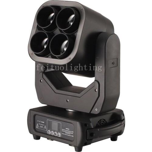 10xlot DMX Zoom Moving Head Beam Lyre 4x60w + 64x1.5w RGB Led Zoom Moving Head Powercon In/Out Mobile Head Zoom Wash Stage Light