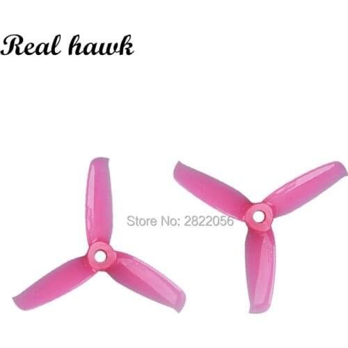4pair 6 colors Gemfan 3052 3.0x5.2 FPV PC 3 propeller Prop Blade CW CCW shaft through the machine more special motor 1306-1806