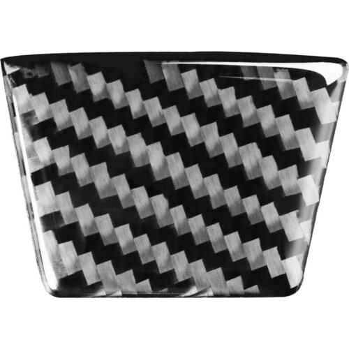 Auto Genuine Carbon Fiber Steering Wheel Lower Trim Cover Decoration for Audi A6L A7 2019 Car Interior Stickers Accessories