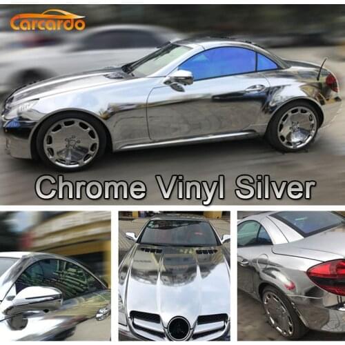 Carcardo Chrome Vinyl Film Chrome Car Wrap Chrome Car Vinyl Warp Car Sticker With Bubble Free Auto Sticker Car Accessories