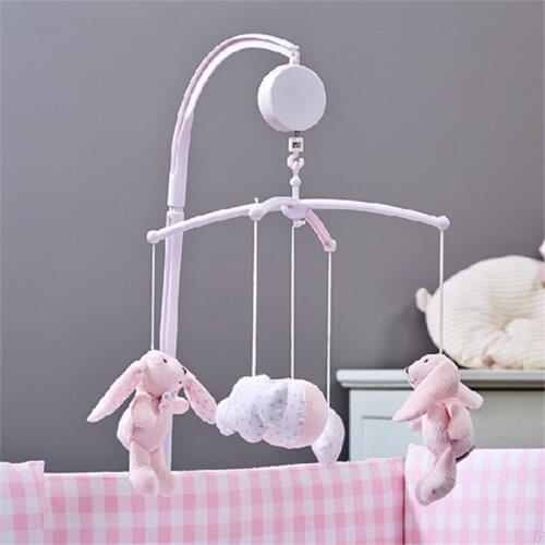 Song Rotary Baby Mobile Crib Bed Bell Toy Battery-operated Clockwork Movement Music Box Newborn Bell Crib Baby Toys
