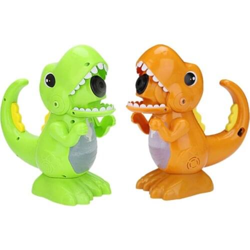 Dinosaur Bubble Machine Automatically Blow Flying Bubble Toys Electric Bubble Machine Safe Funny Summer Outdoor Toy Kids Gift