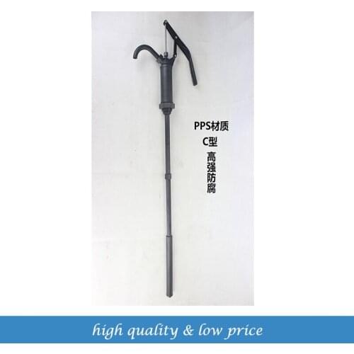 Joto brand High-strength Anti-corrosion PPS Material Black Colour Hand Oil Pump