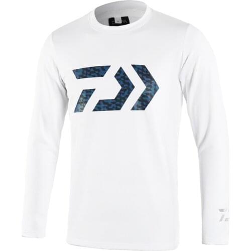 Daiwa Summer Anti-uv Sun Fishing Jersey Breathable Quick Dry Fishing Long-sleeve Clothing Fishing Shirt Spring Fishing Clothes