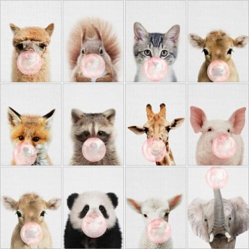 HUACAN Full Drill Diamond Painting Panda Cross Stitch Embroidery Mosaic Animal Kits Wall Decoration Diamond Art