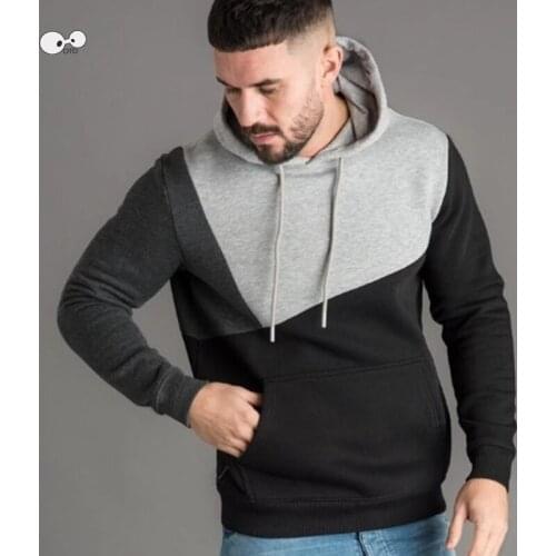 NEW 2020 Spring Mens Quick Dry Running Hoodies Elastic Gym Sport Training Sweatshirt Outdoor Sportswear Fitness Hooded Jacket