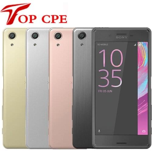 Original Sony Xperia X Performance F8131 Single sim F8132 Dual Sim RAM 3GB ROM 32GB LTE Quad Core 5.0"23MP WIFI GPS Mobile Phone