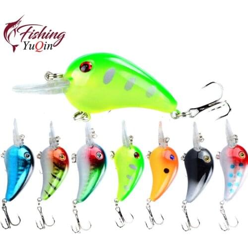 1pcs High Quality 5.8G 6CM Fishing Lures Minnow Crank Bait Crankbait Bass Tackle Treble Hooks Fishing Tackles Hard Baits Pesca