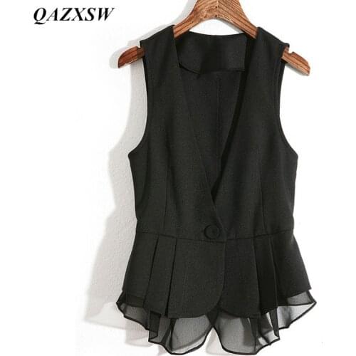 Женские осенние жилеты QAZXSW China At AliExpress