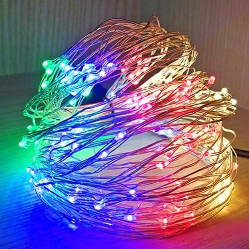 Christmas Decor LED String Lights Fairy Lighting Christmas Tree Pendants Garland Ornaments for Home New Year Xmas Navidad Natal