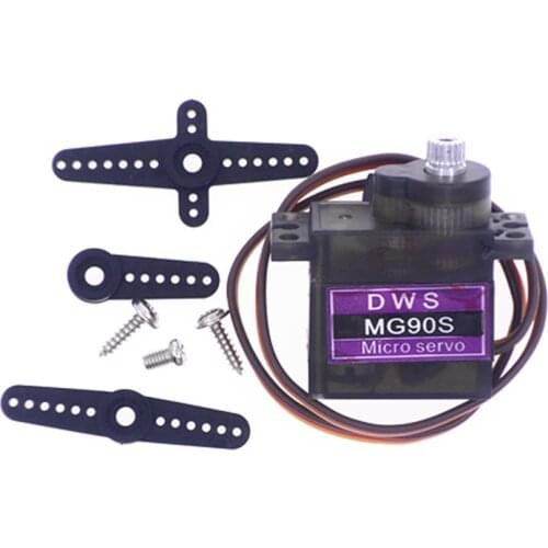 MG90S Metal gear Digital 9g Servo For Rc Helicopter Plane Boat Car ,Digital 90/180/360 degrees,simulation 180 degrees ,Factory