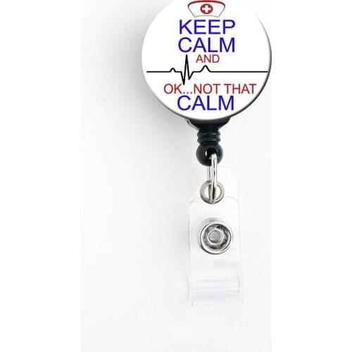 Keep Calm and... OK Not That Calm - Retractable Badge Reel 10pcs/lot