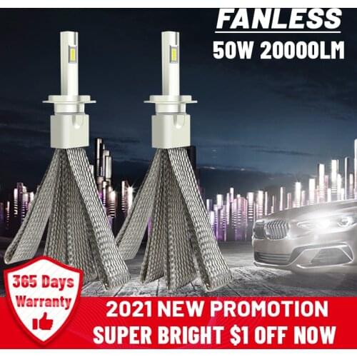 Super H4 Led Headlight Bulbs 6000K H1 H7 Car Light Kit 12V H11 Auto Lamp Ice Csp Chip 9005 Hb3 9006 Hb4 Headlamp Ptf 20000LM