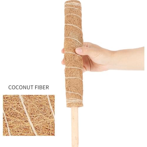 Plant Climbing Coir Totem Pole Safe Gardening Coconut Palm Stick for Support Plants Creepers and Climbing Vines Auxiliary Tools