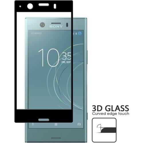 For Sony Xperia XZ1 Screen Protector 3D Curved Full Coverage Tempered Glass For Sony XZ1 Compact Protective Film Cover G8342