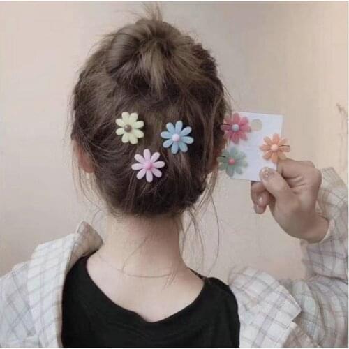 1 Pcs Baby Hair Clip Flower Clips Newborn Baby Mini Hair Clips Hair Accessories Kids Hair Barrettes Girls Clips