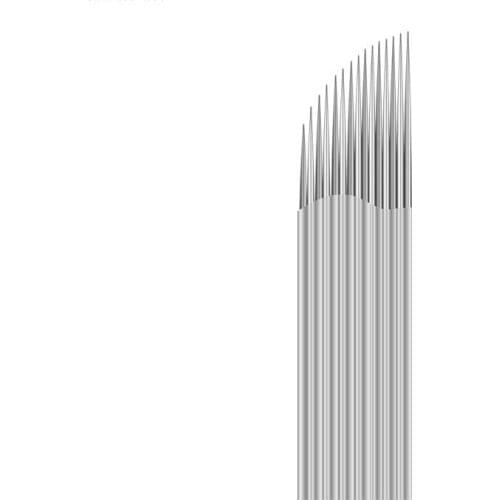 200Pcs tattoo needles 15 Pin Double Needles Blade For Permanent Eeybrow Manual Beauty Makeup microblading blades fog eyebrow