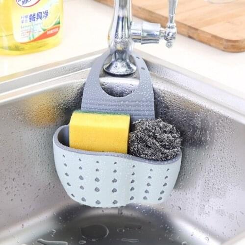 2020 New Kitchen Utensils Sink Double Layer Drip Bag Rack Sponge Pool Storage Supplies Hanging Basket Drain Rack