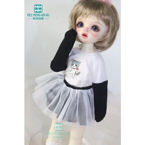 28cm-30cm 1/6 BJD YOSD Spherical joint doll clothes accessories Fashion casual sweater, gauze skirt suit