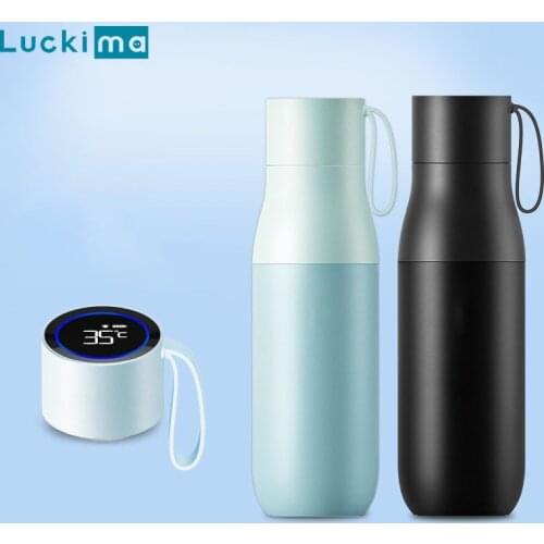 400ml Stainless Steel Thermos Bottle USB Rechargeable Temperature Display Vacuum Flask Coffee Mug Thermos Water Bottle High-tech