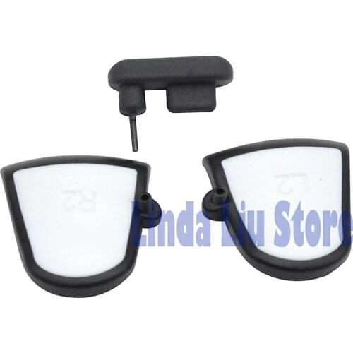 5sets For Playstations 4 L2 R2 Triggers Buttons Dust Plug Skidproof Anti-sweat Designor For Dualshock 4 Controller PS4 & Slim