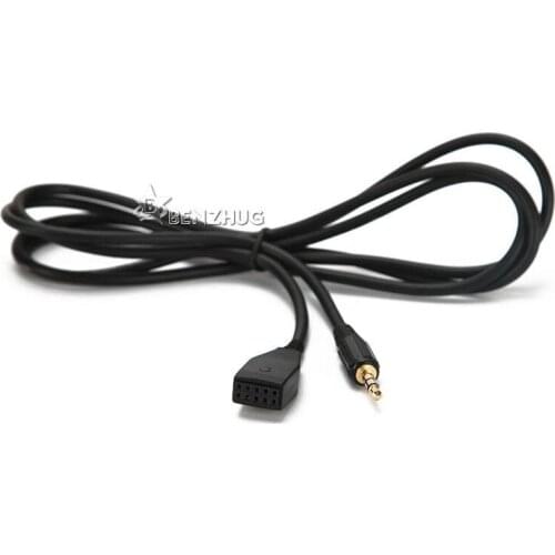 Auto USB Interface 3.5mm Audio Aux-in Adapter Cables Fits For BMW E46 CAR VAN