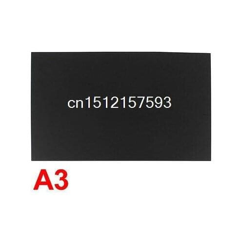 3mm Black Plastic Acrylic Plexiglass Perspex Sheet A3 Size 297mm x 420mm