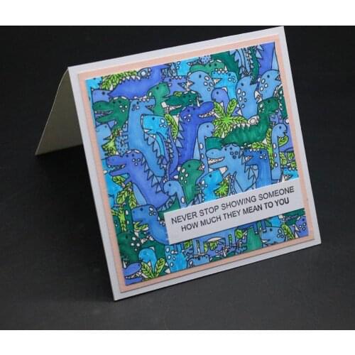 DABOXIBO Winged Dinosaur Clear Stamps Mold For DIY Scrapbooking Cards Making Decorate Crafts 2020 NEW Arrival